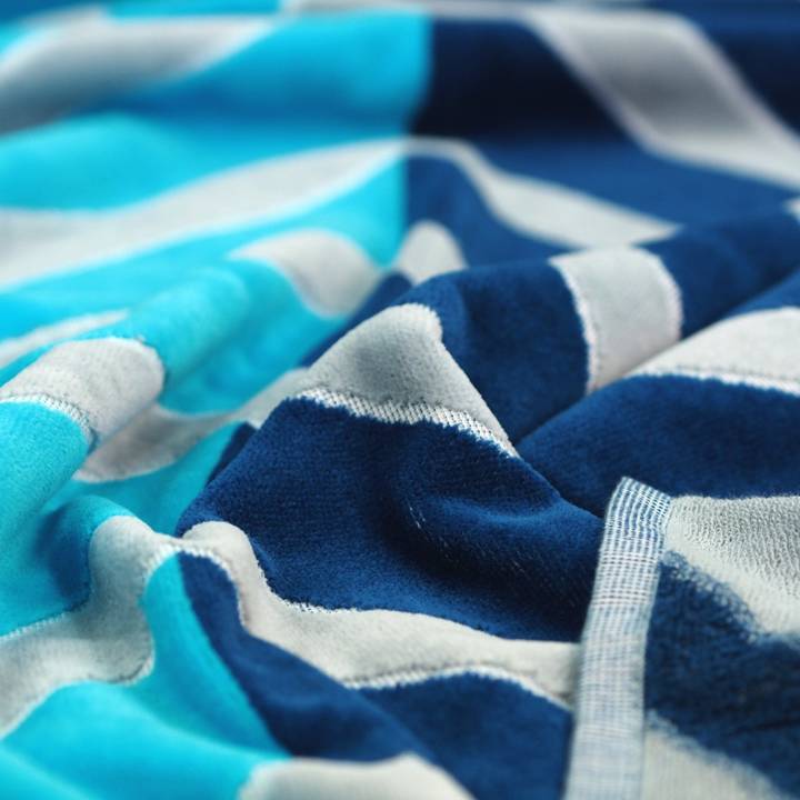 Ręcznik plażowy Arkhipelagos Zig Zag Blue