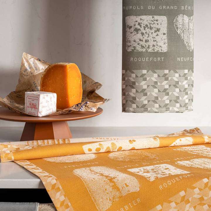 Ściereczka kuchenna Le Jacquard Français Fromages Orange