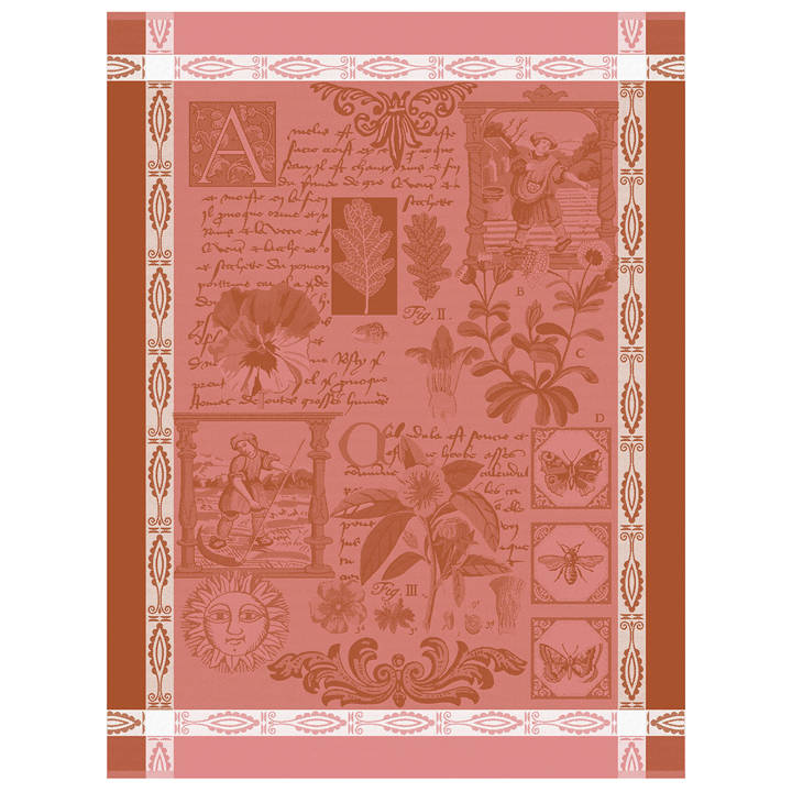 Ściereczka kuchenna Le Jacquard Français Herbier Pink