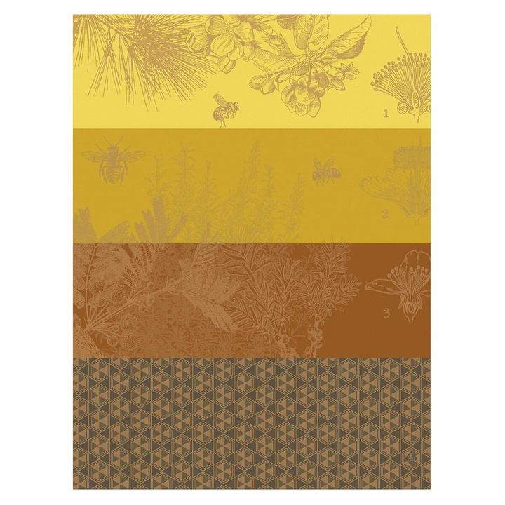 Ściereczka kuchenna Le Jacquard Français Miel De Fleurs Orange