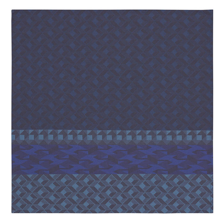 Serwetka plamoodporna Le Jacquard Français Caractère Enduit Blue