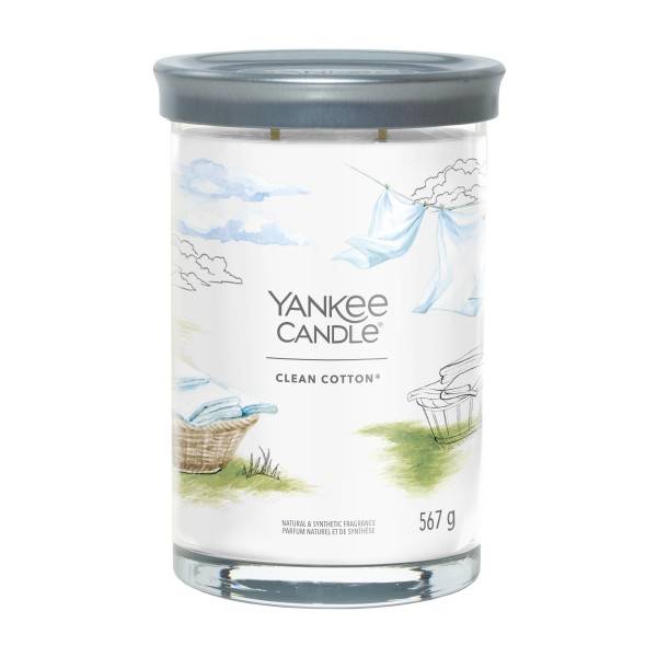 Świeca zapachowa Yankee Candle Clean Cotton tumbler duży
