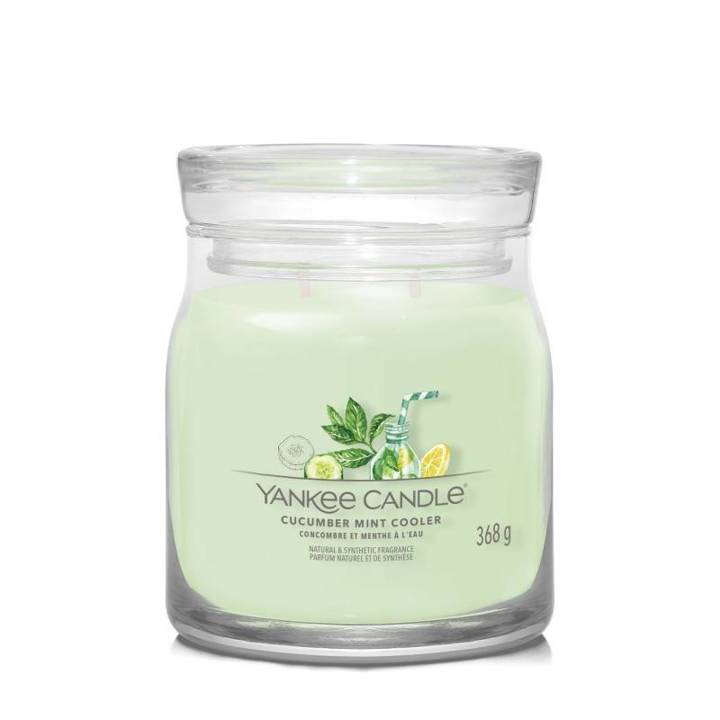 Świeca zapachowa Yankee Candle Cocumber Mint Cooler średnia