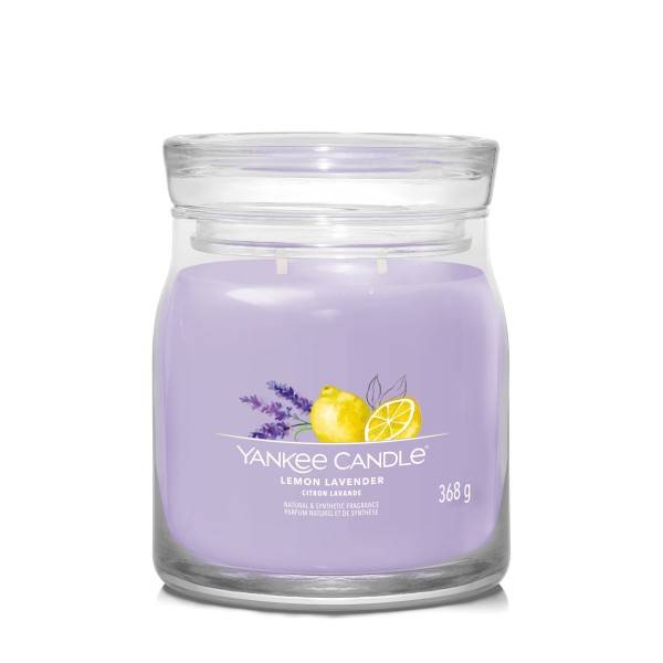 Świeca zapachowa Yankee Candle Lemon Lavender średnia