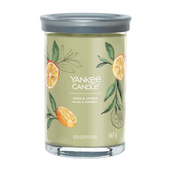Świeca zapachowa Yankee Candle Sage & Citrus tumbler duży