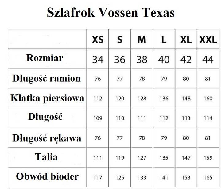 Szlafrok Vossen Texas Atlantic