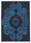 Dywan łatwoczyszczący Carpet Decor Ornament Blue