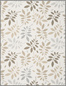 Koc Biederlack Cotton Home Leaves Camel