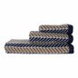 Ręcznik bawełniany JMA Deep Stripe Navy Blue