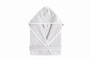 Szlafrok Graccioza Bee Waffle Hooded White