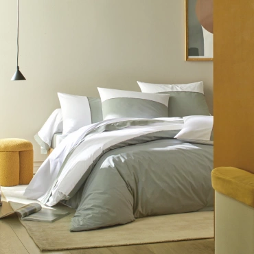 Pościel perkalowa Blanc Des Vosges Duo Zielona