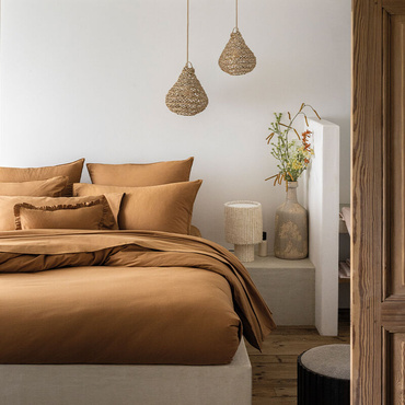 Pościel bawełniana Le Jacquard Français Eclat Beige