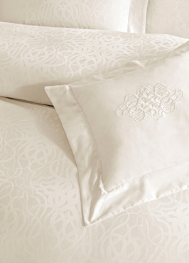 Komplet pościeli żakardowej Valeron Valois Ecru