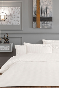 Komplet pościeli żakardowej Valeron Cole White