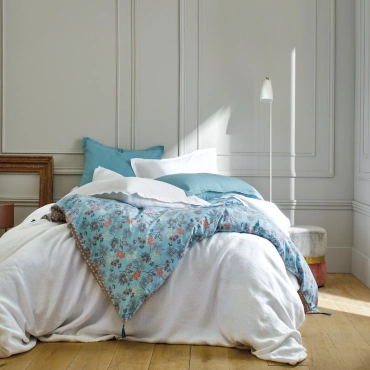 Pościel lniana Blanc Des Vosges Louxor Biała