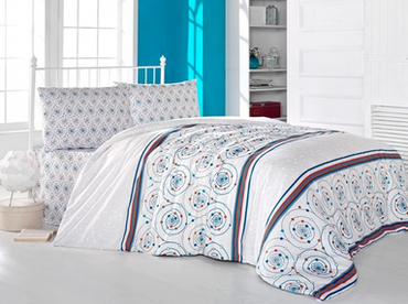 Pościel bawełniana Brielle Fancy Blue