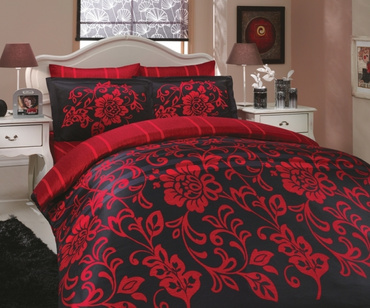 Pościel satynowa Hobby Miami Red