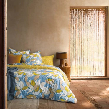 Pościel perkalowa Blanc Des Vosges Utopia Żółta