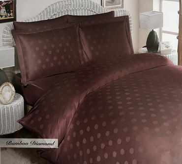 Pościel bambusowa Hobby Dotty Brown