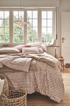 Pościel perkalowa Essix Vichy Beige