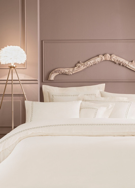 Komplet pościeli żakardowej Valeron Amelia Khaki