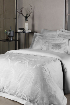 Komplet pościeli żakardowej Valeron Crown Grey