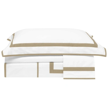 Komplet pościeli satynowej Valeron La Reve Camel