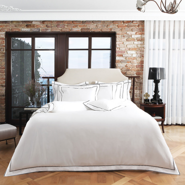 Komplet pościeli satynowej Valeron Duo Anthracite