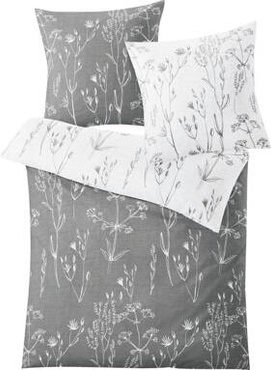 Komplet pościeli satynowej Kleine Wolke Savannah Grau