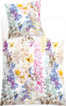 Komplet pościeli satynowej Kleine Wolke Alcea Multicolor