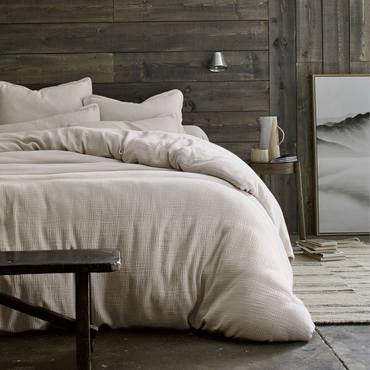 Pościel bawełniana Blanc Des Vosges Cosy Beżowa