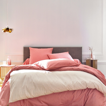 Pościel ekologiczna Blanc Des Vosges Avenir Ressources Różowa
