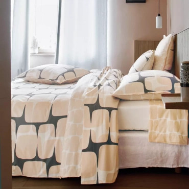 Pościel perkalowa Scion Living Lohko Różowa