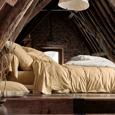 Pościel ekologiczna Blanc Des Vosges Avenir Ressources Złota