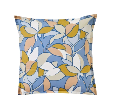 Poszewka perkalowa Blanc Des Vosges Utopia Żółta