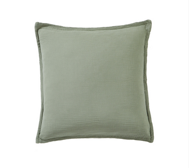 Poszewka bawełniana Blanc Des Vosges Cosy Zielona