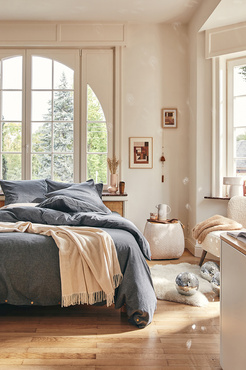 Pościel flanelowa Essix Frisson Anthracite