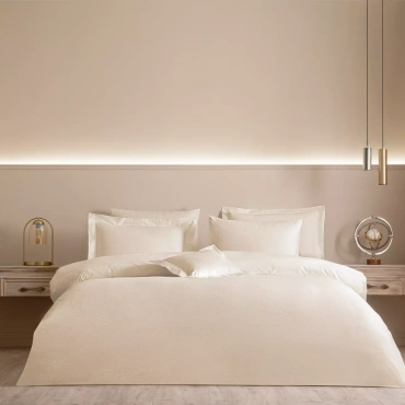 Komplet pościeli żakardowej Valeron Davillo Camel