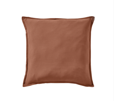 Poszewka bawełniana Blanc Des Vosges Cosy Pomarańczowa