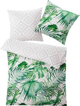 Komplet pościeli satynowej Kleine Wolke Loria Grün