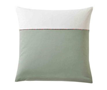 Poszewka perkalowa Blanc Des Vosges Duo Zielona