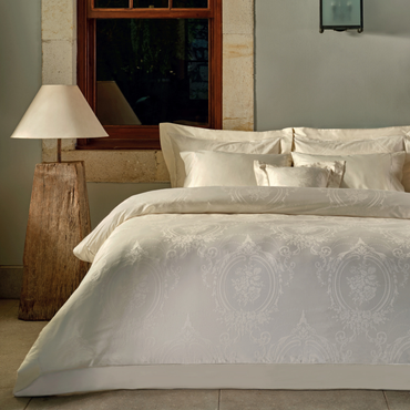 Komplet pościeli żakardowej Valeron Juliette Ecru