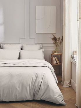 Pościel perkalowa Essix Premiere Percale Gris Perle