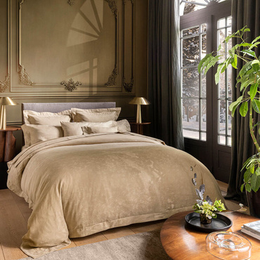 Pościel żakardowa Le Jacquard Français Arabesque Beige