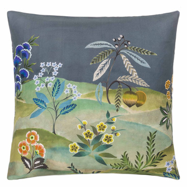 Poszewka satynowa Designers Guild Brocart Decoratif Indygo