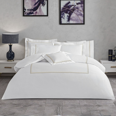 Komplet pościeli satynowej Valeron Trio Camel