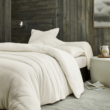 Pościel bawełniana Blanc Des Vosges Cosy Biała