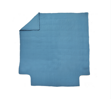 Poszwa lniana Blanc Des Vosges Louxor Morska