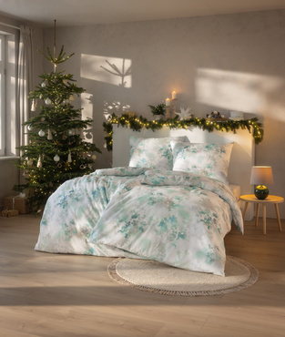 Komplet pościeli flanelowej Estella Impulse Frosted Flowers