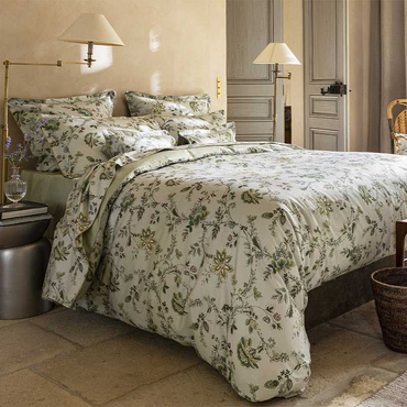 Pościel satynowa Alexandre Turpault Maussane Linden Green